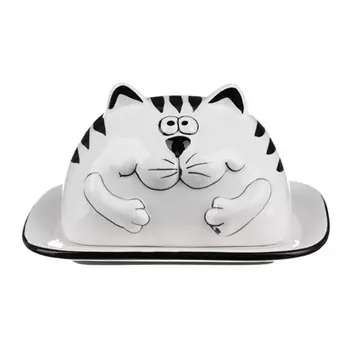 MILLIMI Милый котик Масленка, 17x14x9см, керамика