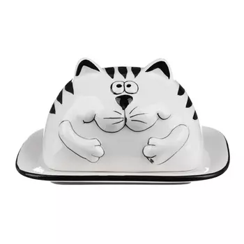 MILLIMI Милый котик Масленка, 17x14x9см, керамика