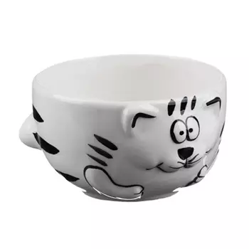 MILLIMI Милый котик Салатник, 420мл, керамика