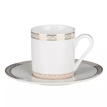 MILLIMI Ностальжи Набор кофейный 4пр., 100мл, 12,5см, костяной фарфор