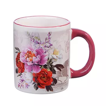 MILLIMI Пионы Кружка 300мл, керамика