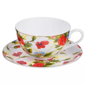 MILLIMI Полянка Набор чайный 12 пр., 330мл, тонкий фарфор