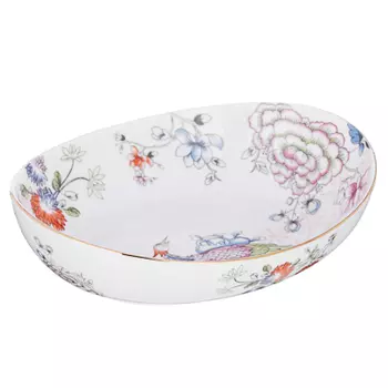 MILLIMI Райская птица Конфетница 16,5х12,5х4,5см, костяной фарфор