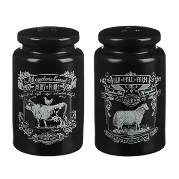 MILLIMI Ранчо Набор для соли и перца, 5х8см, керамика