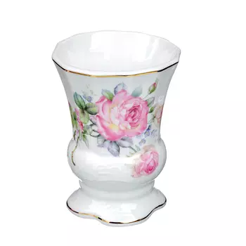 MILLIMI Роза Ваза 11.5X8.5см, фарфор