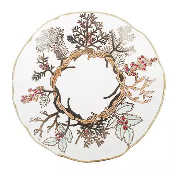 MILLIMI Рождество Тарелка 27х3см, керамика