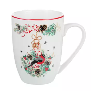 MILLIMI Снегирь Кружка, 350мл, керамика