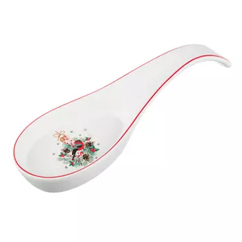 MILLIMI Снегирь Подставка для ложки, 22х7х3.5см, керамика