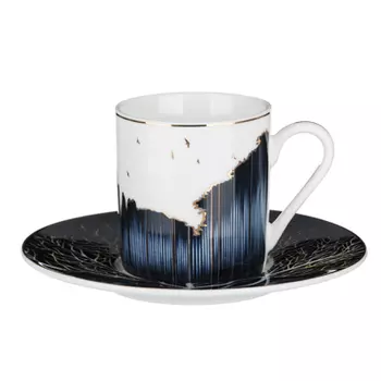 MILLIMI Триумф Набор кофейный 4пр., 100мл, 12,5см, костяной фарфор