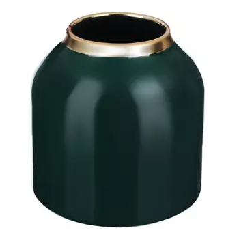 MILLIMI Ваза 16,5х16,5х16,5см, керамика, зелёный