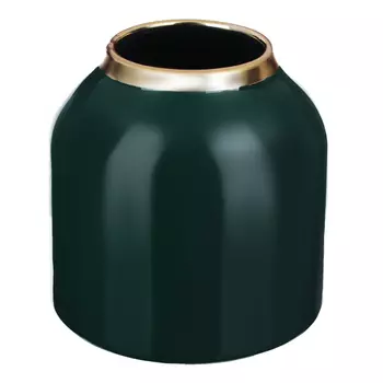 MILLIMI Ваза 16,5х16,5х16,5см, керамика, зелёный