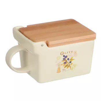 MILLIMI Вилладжио Банка для соли, 300мл, 25,5х9х7,5см, керамика