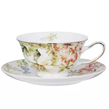 MILLIMI Волшебные цветы Набор чайный 4 пр., 220мл, костяной фарфор