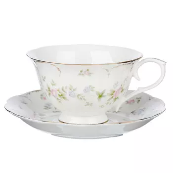 MILLIMI Вуаль Набор чайный 12 пр., 240мл, костяной фарфор