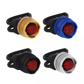 Мини-фонарь велосипедный, 3 режима, d2.5см, 1LED, 2хCR2032 (в комплекте), металл, резина SILAPRO