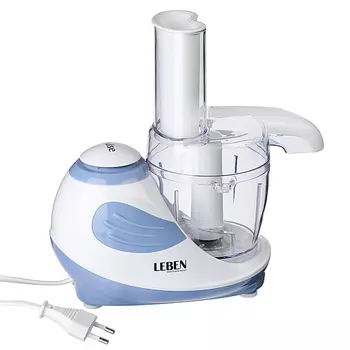 Мини-комбайн кухонный LEBEN с 3 насадками, 150Вт, пластик 269-006