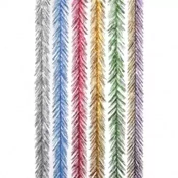 Мишура № 9, двойная (елочка), 200х5 см, 5 цветов