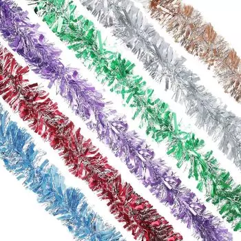 Мишура СНОУ БУМ 200х11 см, ПВХ, 6 цветов, арт 26-1