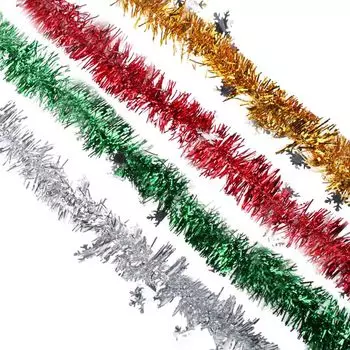 Мишура СНОУ БУМ из фольги, 200x11см, со снежинками, 4 цвета, SYCTG-017