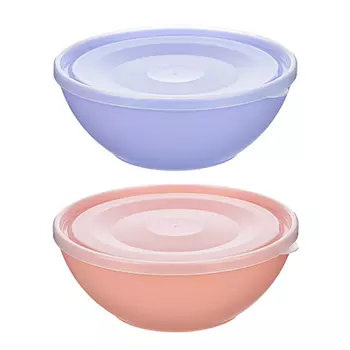 Миска с крышкой 0,8 л, пластик, VETTA