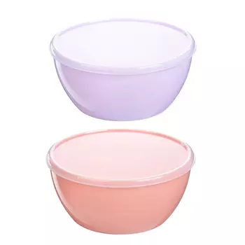 Миска с крышкой 0,97 л, пластиковая
