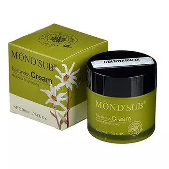 MONDSUB Увлажняющий придающий сияние крем с экстрактом эдельвейса, 50мл