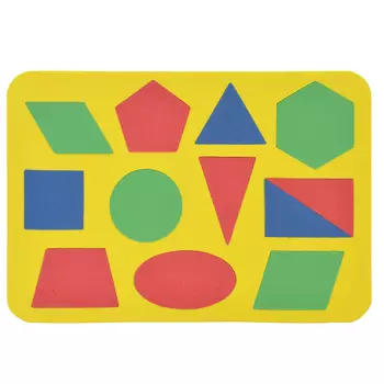 Мозаика с геометрическими фигурами, ЭВА, 21х14,5см