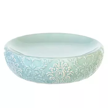 Мыльница настольная, керамика, мятный, VETTA