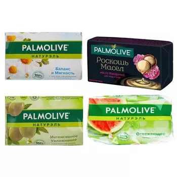 Мыло твердое PALMOLIVE, 90 гр, 4 вида