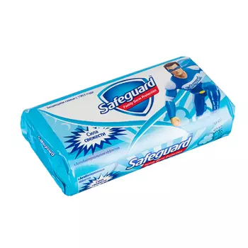 Мыло твердое туалетное SAFEGUARD Нежный уход с Алоэ/Сила свежести, к/у 90г