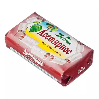 Мыло твердое Весна дегтярное, к/у 90гр, 1784