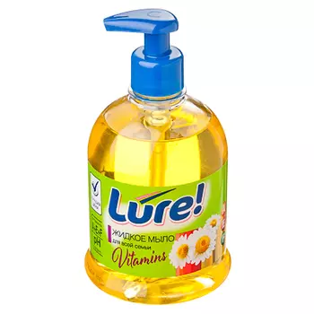 Мыло жидкое для всей семьи LURE витаминное "Ромашка", 500мл КК/8 05434/07123