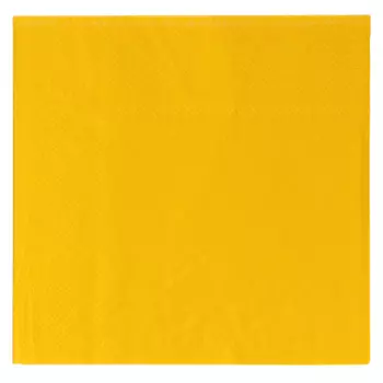 Набор бумажных салфеток, 25 см, желтый