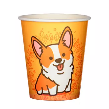 Набор бумажных стаканов 6шт, 250мл, Арт 10-06