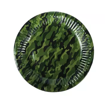 Набор бумажных тарелок 18 см 6шт, Арт 23