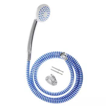 Набор для душа, 1 режим, шланг 150 см, голубой, блистер, SonWelle 9931102KCB