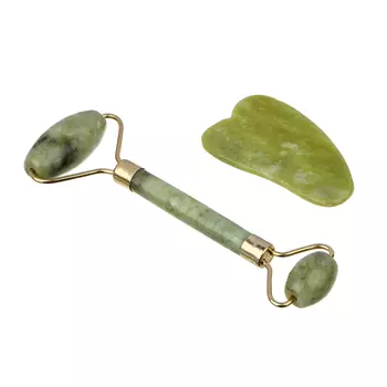 Набор для массажа 2 в 1 ЮниLook: массажер+скребок, тыльный камень