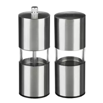 Набор для специй мельница 14 см + солонка 13 см VETTA, акрил