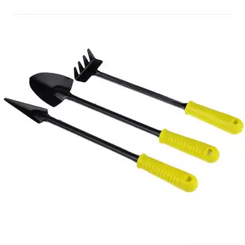 Набор для ухода за комнатными растениями, 3 предмета, пластик, металл, 23,5 см, INBLOOM