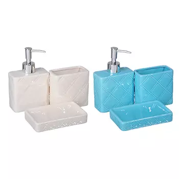 Набор для ванной, 3 предмета, керамика, Лайт