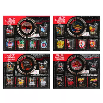 Набор для водки 7 предметов, стекло