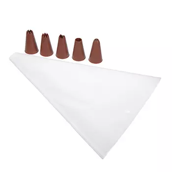 Набор форм для выпечки: кондитерский мешок, фигурные наконечники, силикон