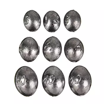 Набор грузов AZOR FISHING "Оливка" 3,5-7-10 гр, 3 шт