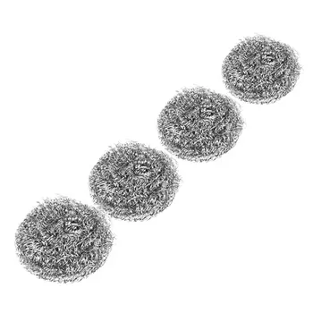 Набор губок металлических 4шт, спираль, 15г, VETTA