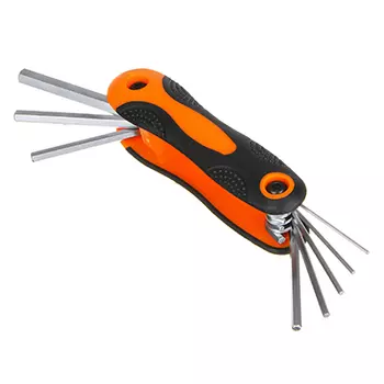 Набор ключей HEX, складные, Н1.5 , Н2, Н2.5 , Н3, Н4, Н5, Н6, Н8