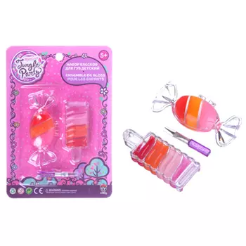 Набор косметики: блеск для губ 2шт 4,2г, кисточка 1 шт