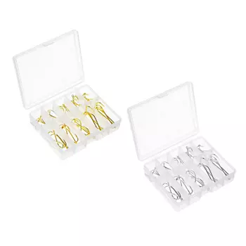 Набор крючков,50 штук, золото, 10 размеров