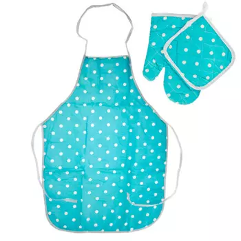 Набор кухонный: варежка 25х17см, прихватка 17х17см, фартук 50х70см, полиэстер