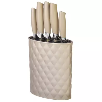 Набор ножей кухонных Хасами, 6 предметов, 2 сорт (царапины, вмятины, сколы)