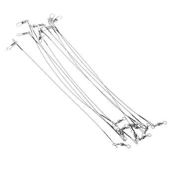 Набор поводков AZOR FISHING 10шт, 10кг, 20см, черные